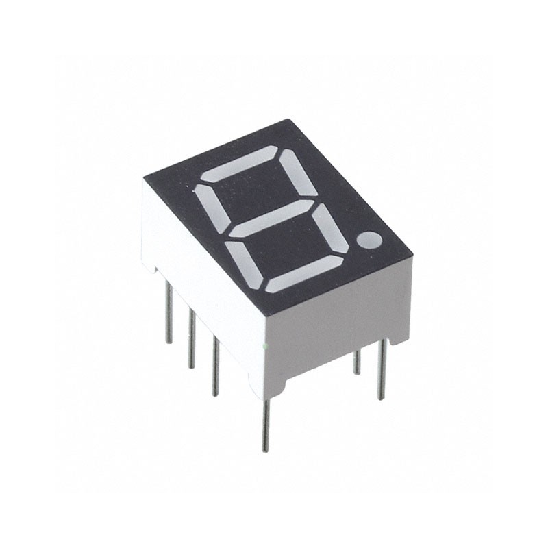 1 pcs : INND-TS40BCB - DISPLAY 7SEG 0.4' SGL BLUE 10DIP