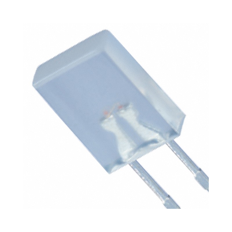 1 pcs : XSUGR18M - LED GREEN/RED DIFFUSED RECT T/H