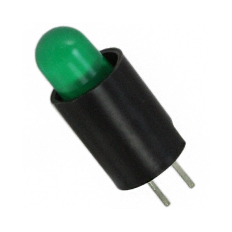 1 pcs : 5612201060F - LED CBI 5MM GRN TH PC MNT