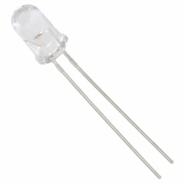 1 pcs : 5219464F - LED RED CLEAR 5MM T/H