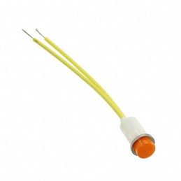 1 pcs : 1090C3-12V - INDICATOR INCAND AMBER PANEL MNT