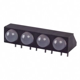 1 pcs : SSF-LXH400HGW - LED CBI 5MM QUAD GRN/RED RA