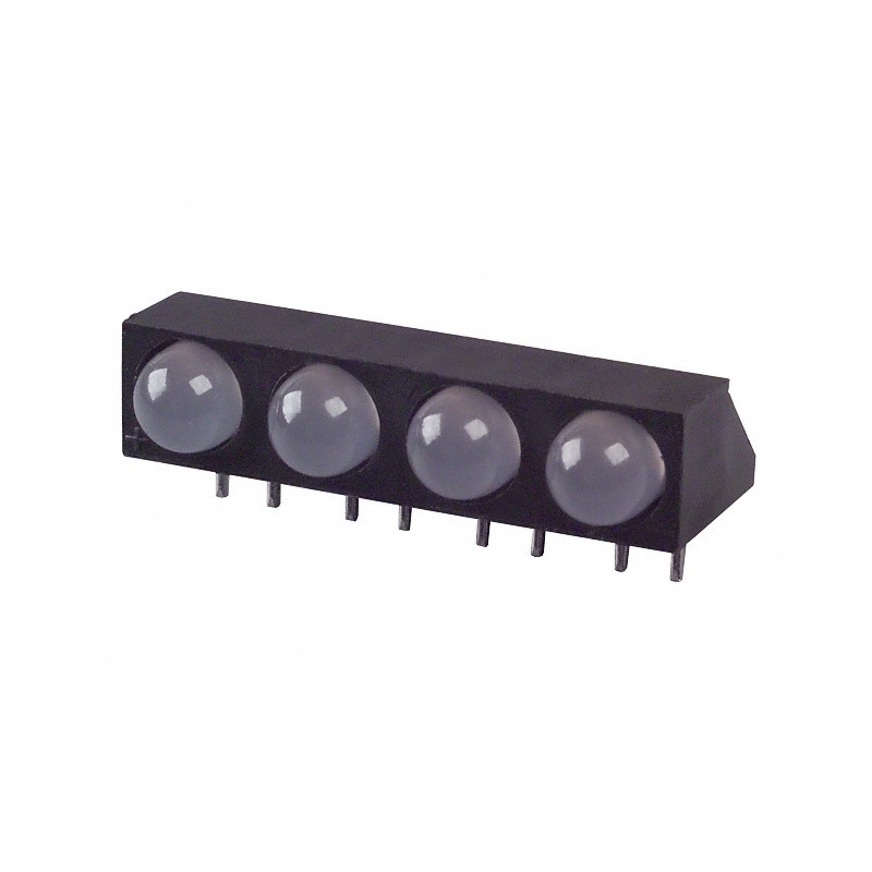 1 pcs : SSF-LXH400HGW - LED CBI 5MM QUAD GRN/RED RA