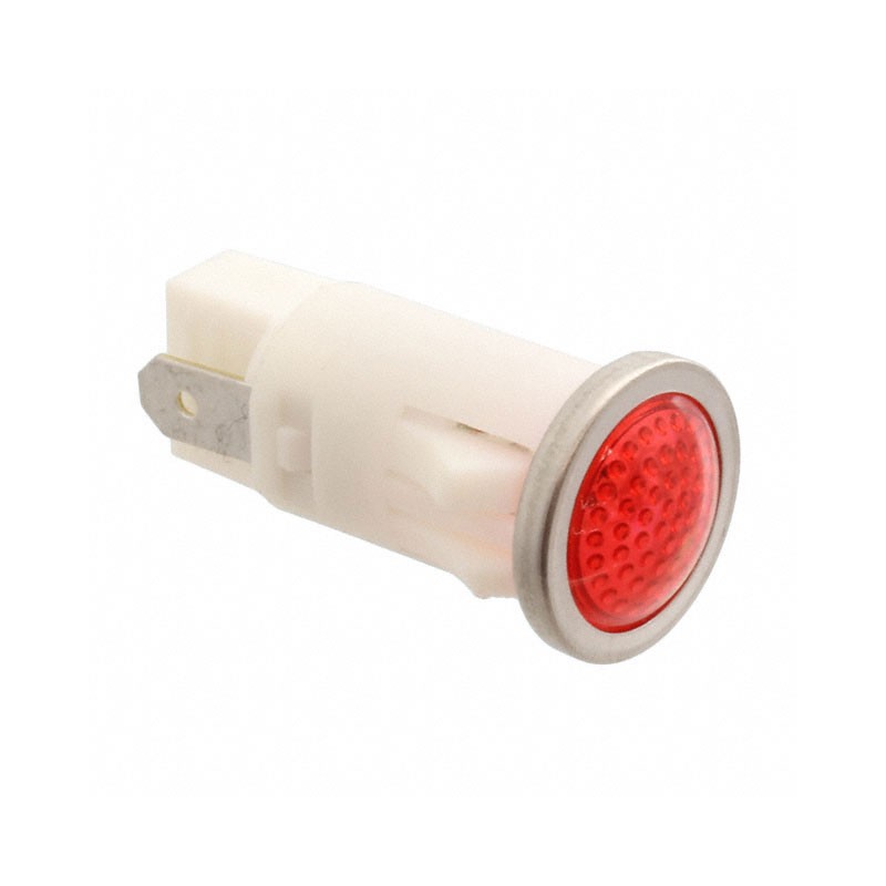 1 pcs : 1030QD1 - NEON IND LIGHT 125V RED QC