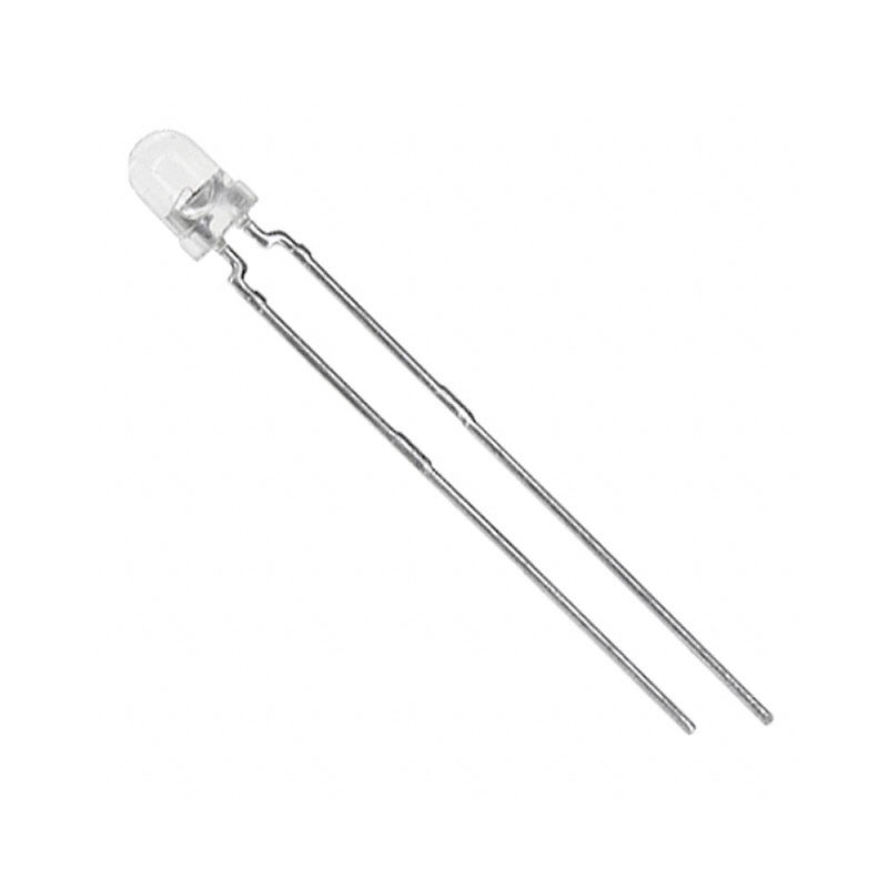 1 pcs : TLCPG5100 - LED GREEN CLEAR T-1 3/4 T/H