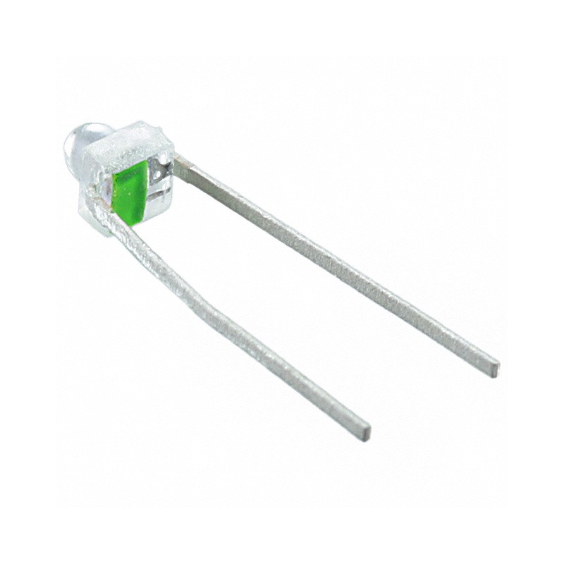 1 pcs : HLMP-7040-D001L - LED GREEN DIFFUSED AXIAL T/H