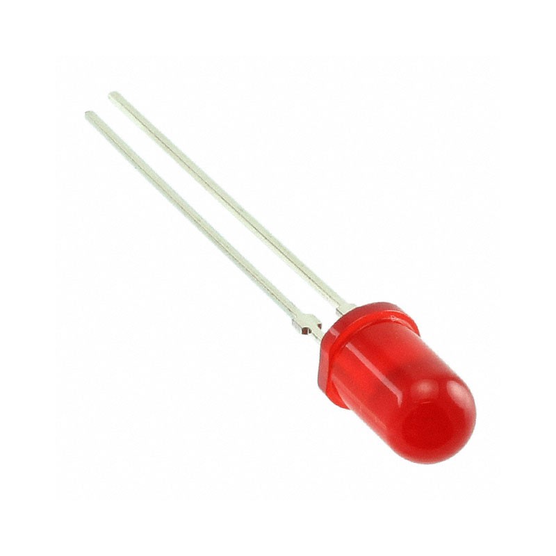 1 pcs : TLDR6400 - LED RED DIFFUSED T-1 3/4 T/H