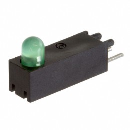 1 pcs : 5510204F - LED CBI 3MM GREEN HI EFF RA