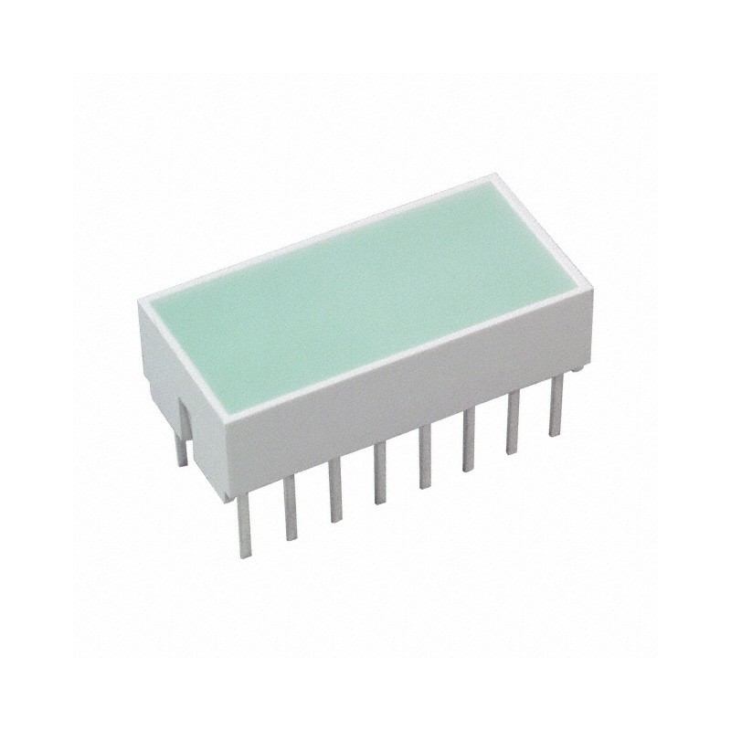 1 pcs : HLMP-2885 - LED LT BAR 8.89X19.05MM SGL GRN