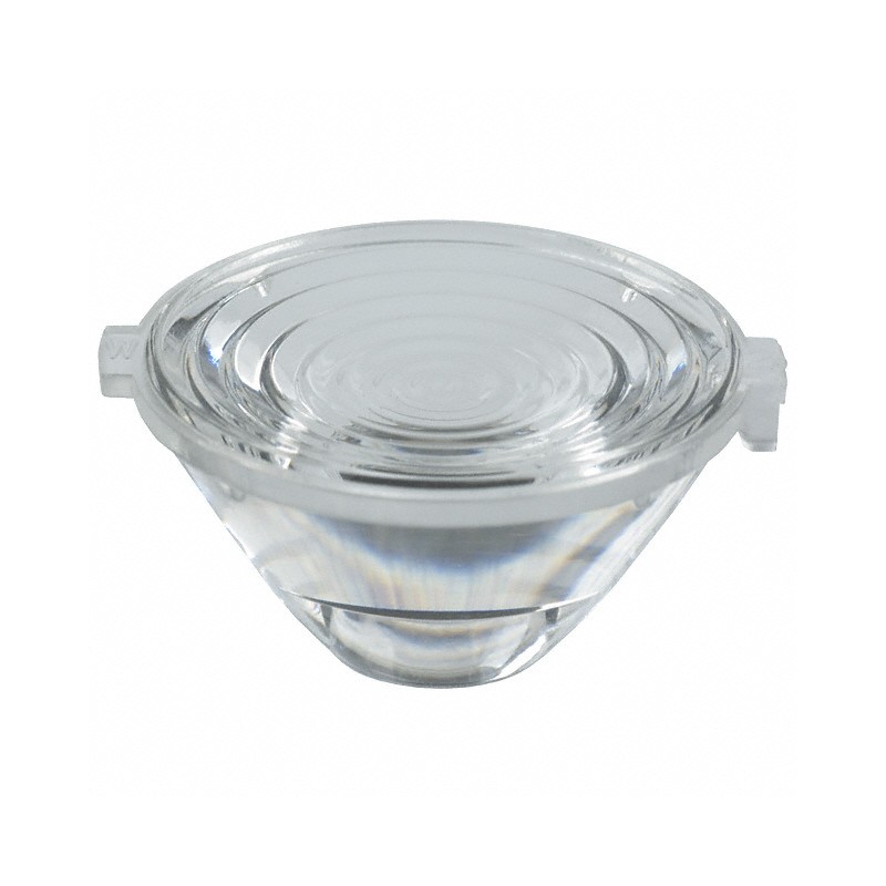 1 pcs : OP025 - LENS CLEAR 50DEG WIDE SNAP-IN