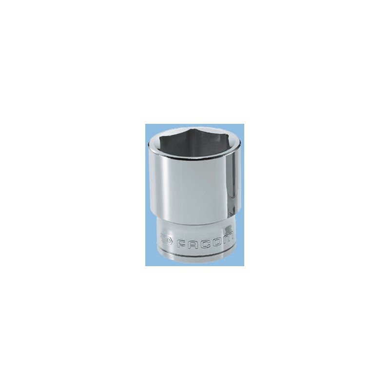 1 pcs - Facom 1/2 in Drive 29mm Standard Socket, 6 point, 44 mm Overall Length