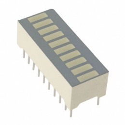 1 pcs : DC10YWA - LED CBI 5.08X1.78MM 10SEG Y VERT