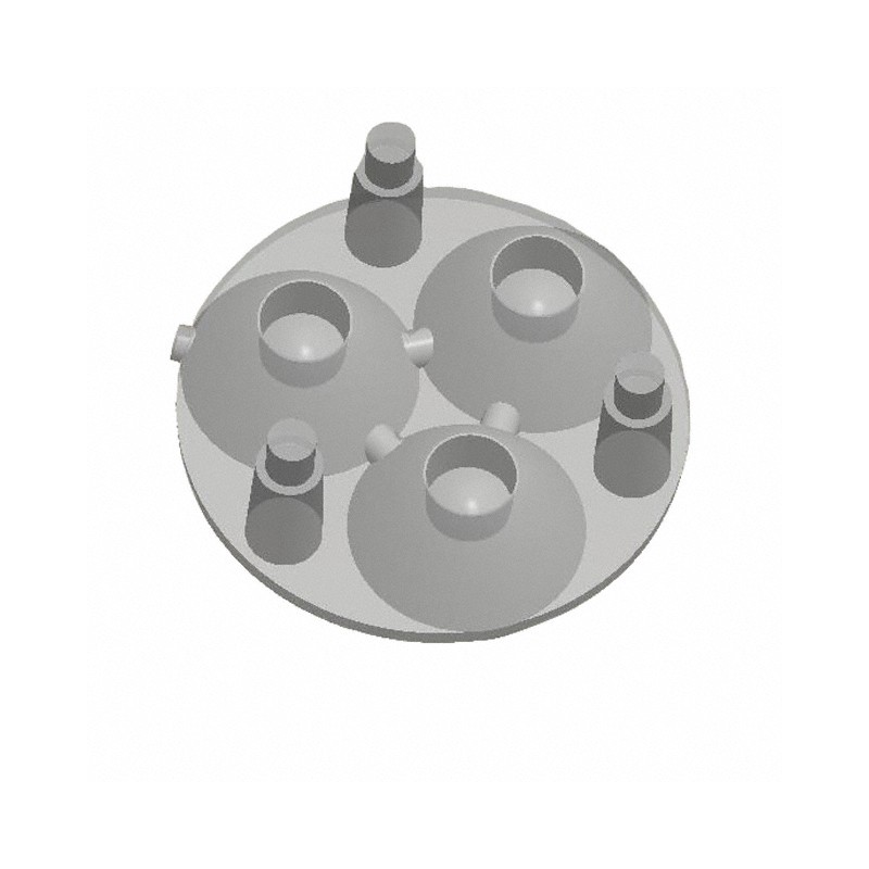 1 pcs : 10509 - LENS CLR 30-59DEG WIDE ADHESIVE