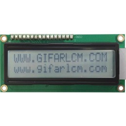 1 pcs : GFC1602K-TRNEJS01 - 16X2TN/RWITHOUT BL 80*3601: