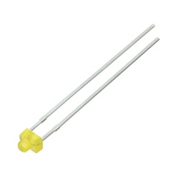 1 pcs : TLUY2401 - LED YELLOW DIFFUSED 1.8MM T/H