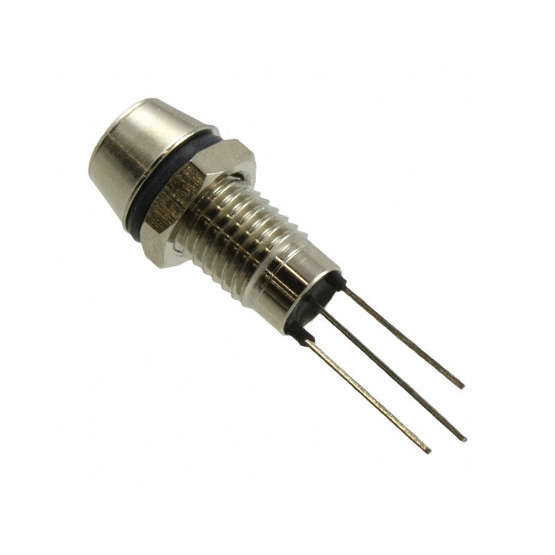 1 pcs : A-LED8-1AAAS-MR7-1 - LED 3MM RED/GRN PNL MNT WTR PRF