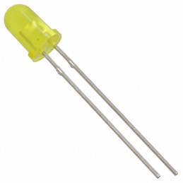 1 pcs : LTL-307YLC - LED YELLOW DIFFUSED T-1 3/4 T/H