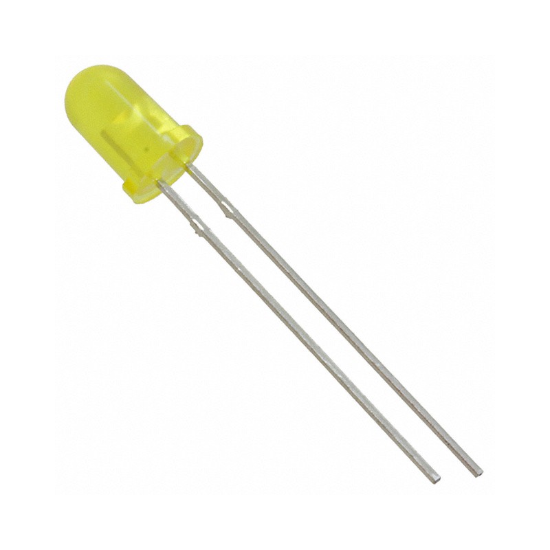 1 pcs : LTL-307YLC - LED YELLOW DIFFUSED T-1 3/4 T/H