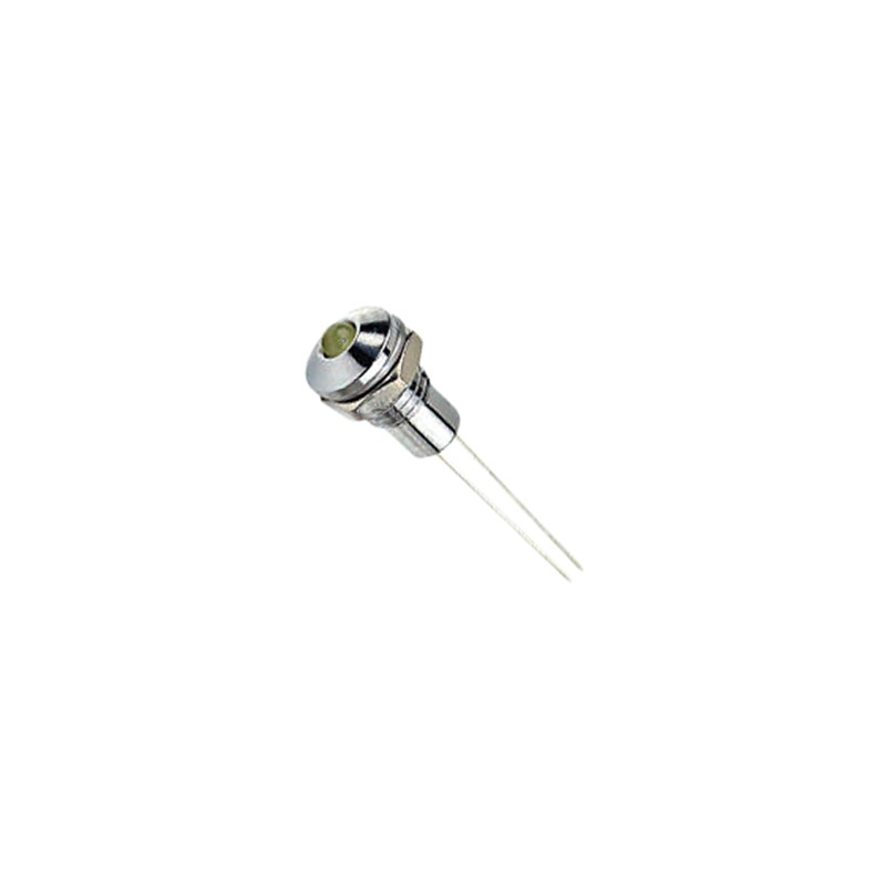 1 pcs : L63DY2L - PMI RND .24 IN LED 2.0V LEADS YL
