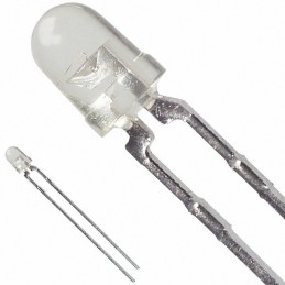 1 pcs : HLMP-1440-H0002 - LED YELLOW CLEAR T-1 T/H