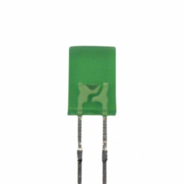 1 pcs : XSUG18D - LED GREEN DIFF RECT 2MMX5MM T/H