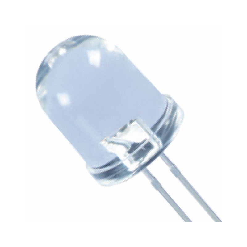 1 pcs : XLFBB01W - LED BLUE CLEAR 10MM T/H