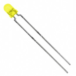 1 pcs : TLHY4200 - LED YELLOW CLEAR T-1 T/H