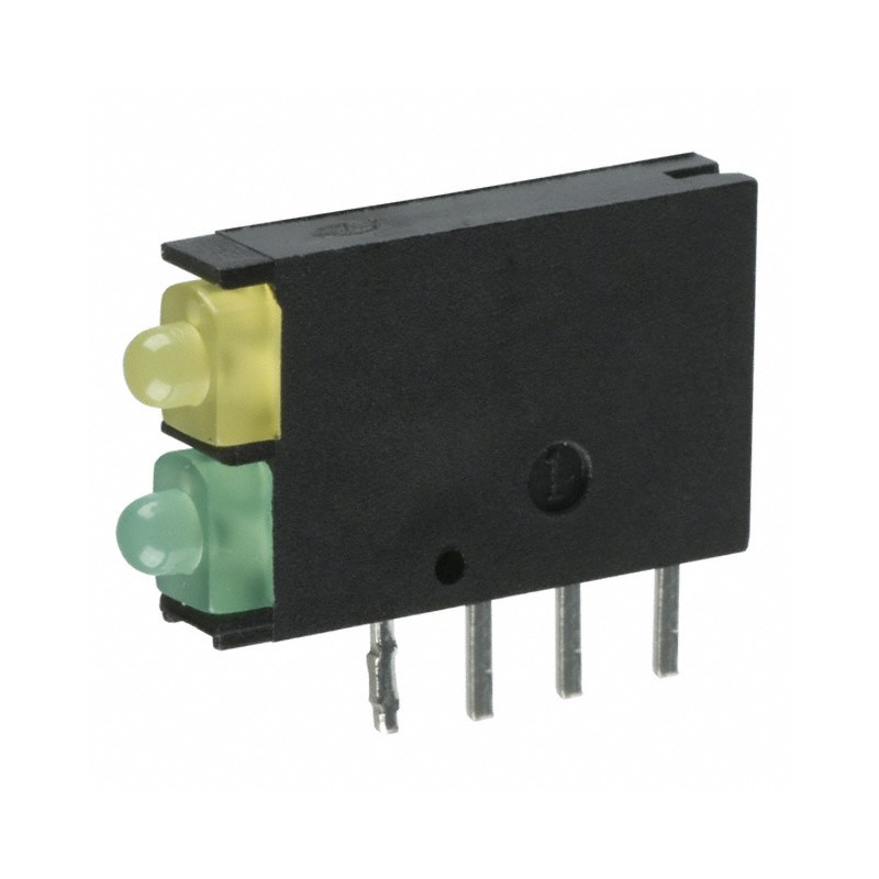 1 pcs : 5710132F - LED CBI 2MM BI-LVL GRN/YL DIF RA