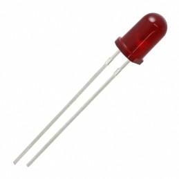 1 pcs : HLMPD150A - LED RED DIFFUSED T-1 3/4 T/H