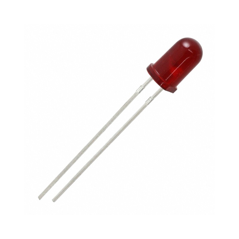1 pcs : HLMPD150A - LED RED DIFFUSED T-1 3/4 T/H