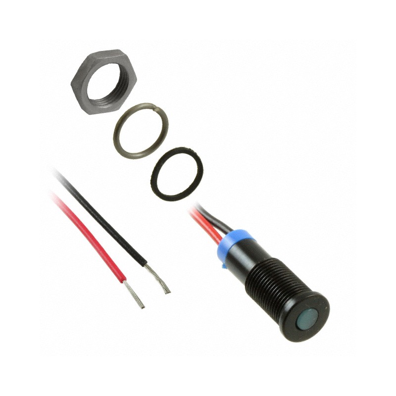 1 pcs : Q6F7BXXB02E - LED PM INDICATOR FLUSH BLUE