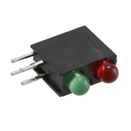 1 pcs : 5530112F - LED CBI 3MM BI-LVL GREEN/RED RA
