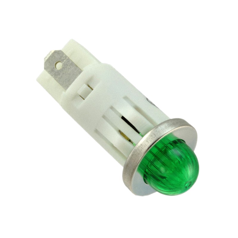 1 pcs : 1092QM5-125VAC - LED PANEL INDICATOR GREEN 125V
