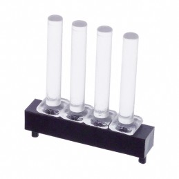 1 pcs : LPA-C041301S-20 - LIGHT PIPE 3MM 4POS VERT SMD