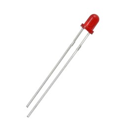 1 pcs : MV5075C - LED RED DIFFUSED T-1 T/H