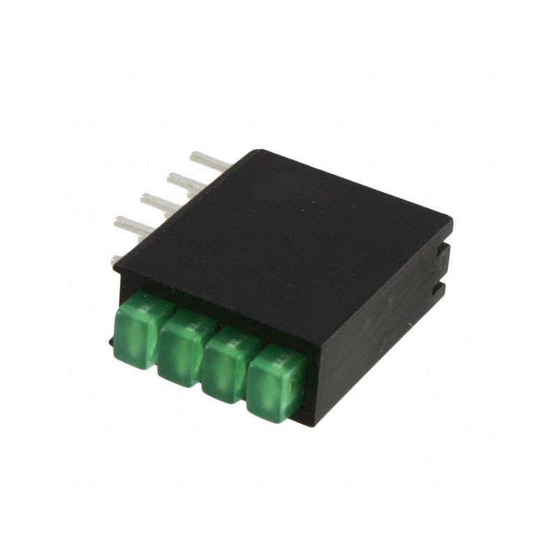 1 pcs : WP914CK/4GDT - LED CBI 3MM 4X1 GRN DIFF RA