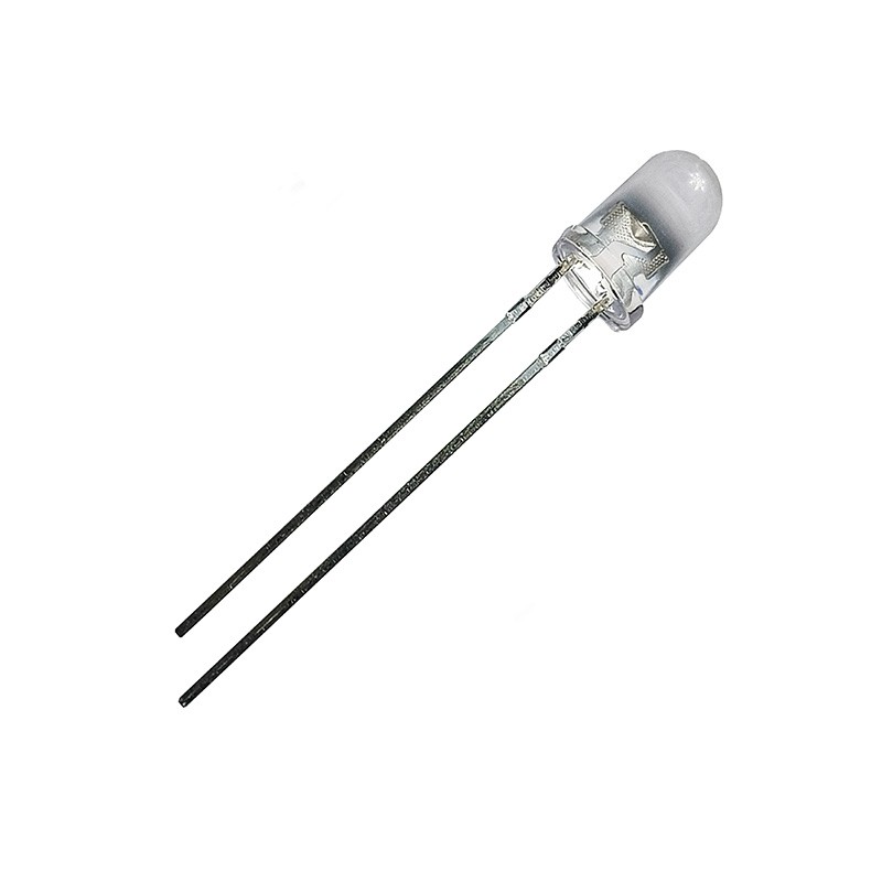 1 pcs : QBL8IW15C-CW110 - LED COOL WHITE CLEAR 5MM T/H