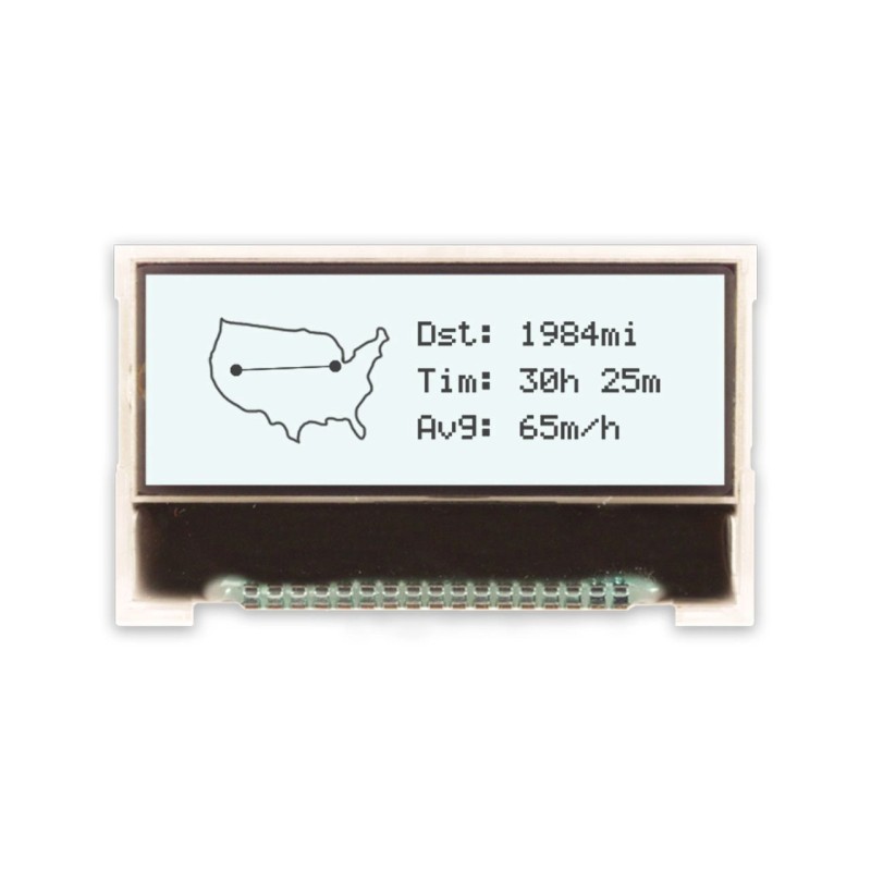 1 pcs - NEWHAVEN DISPLAY INTERNATIONAL NHD-C12832A1Z-FSW-FBW-3V3 NHD LCD LCD Display, White on White, Transflective