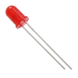1 pcs : 4304H1 - LED RED DIFFUSED T-1 3/4 T/H
