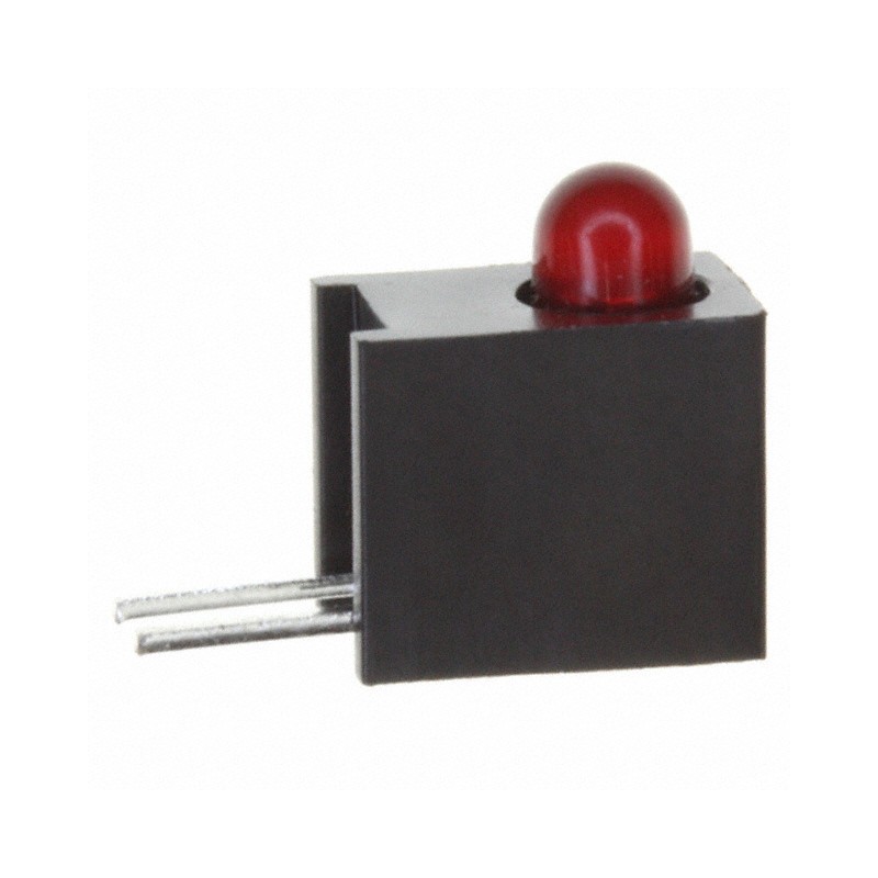 1 pcs : HLMP-1700-B00A2 - LED CBI 3MM RED DIFF RA