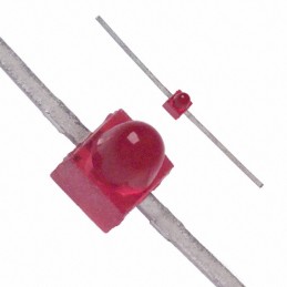 1 pcs : HLMP-6620 - LED RED DIFFUSED AXIAL T/H AXIAL
