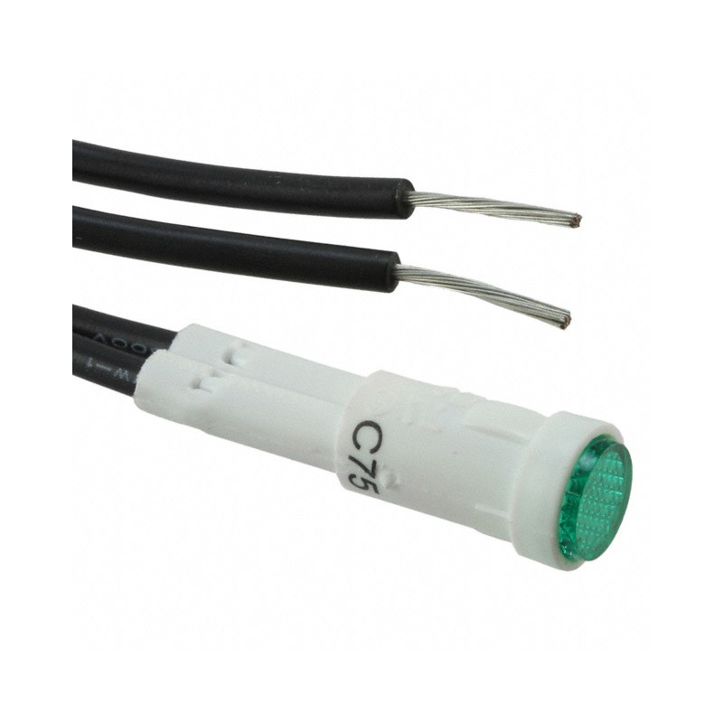 1 pcs : LE2950WL5G - LED PNL MNT 125/250V GREEN
