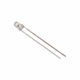 1 pcs : QBL7IW30C-NW - LED WHITE CLEAR T-1 T/H