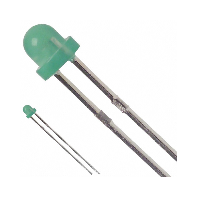 1 pcs : SSL-LX3034GD - LED GREEN DIFFUSED T-1 T/H