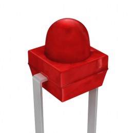 1 pcs : HLMP-6300-F001S - LED RED DIFFUSED AXIAL T/H