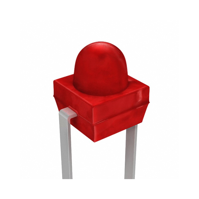 1 pcs : HLMP-6300-F001S - LED RED DIFFUSED AXIAL T/H