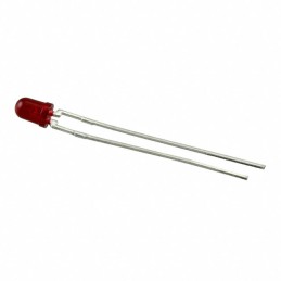 1 pcs : HLMP-1301-G0000 - LED RED DIFFUSED T-1 T/H