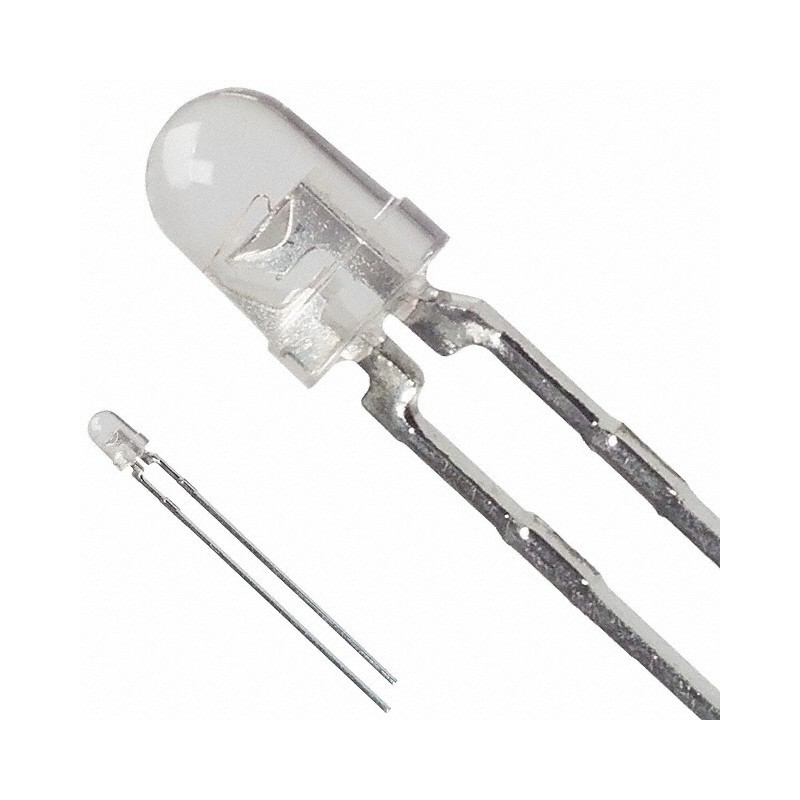 1 pcs : HLMP-1340 - LED RED CLEAR T-1 T/H