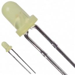 1 pcs : SSL-LX3052YD - LED YELLOW DIFFUSED T-1 T/H