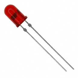 1 pcs : TLVD4200 - LED RED CLEAR 3MM T/H